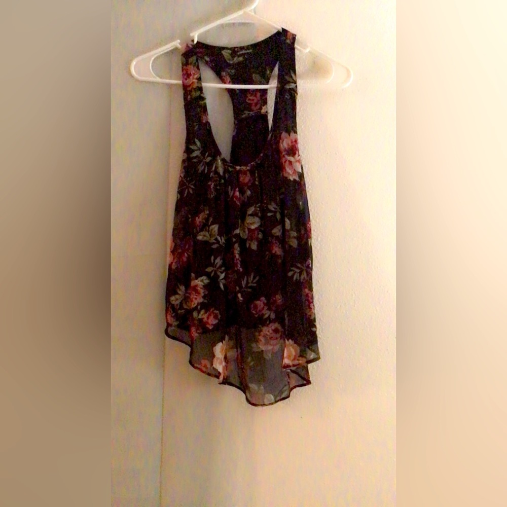 Ambiance floral tank top blouse